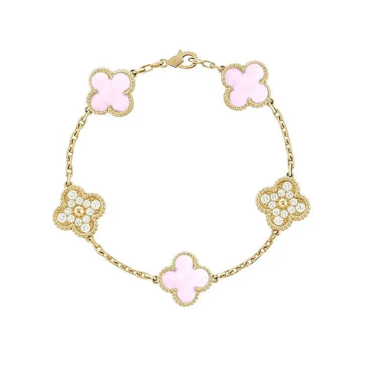 Pink Lindsay Diamanté Bracelet