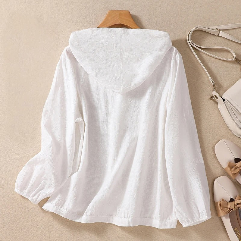 MIRI LINEN HOODIE