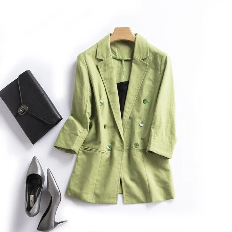 RITA™ LINEN BLAZER
