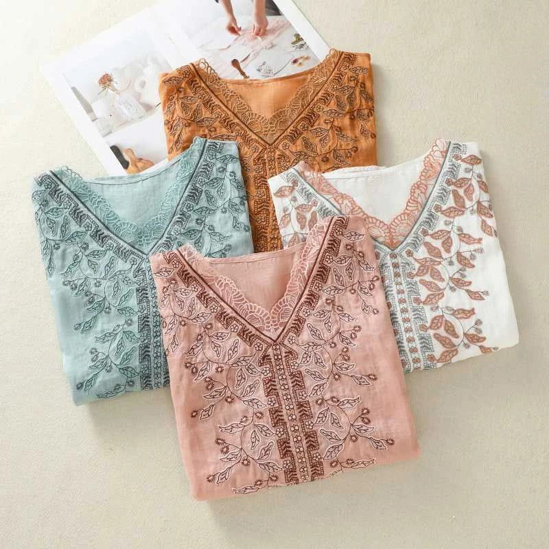 ALICE LINEN BLOUSE