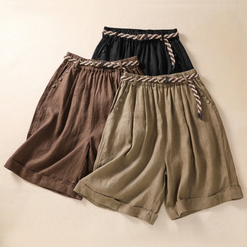 NOVA LINEN SHORTS