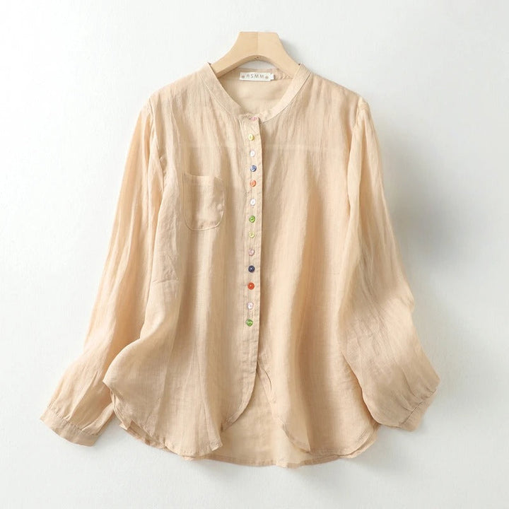 NORA LINEN BLOUSE