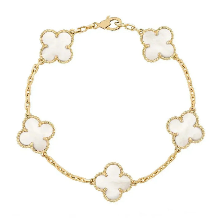 Perlenweißes Lindsay-Armband