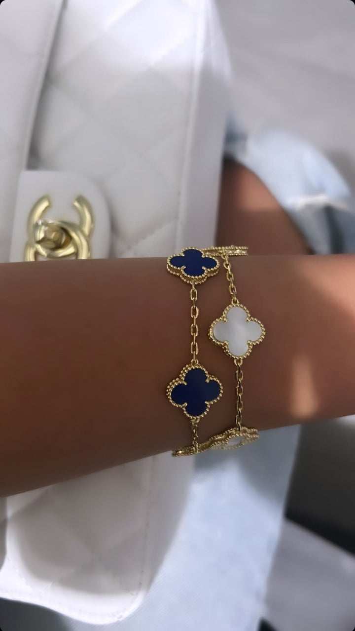 Perlenweißes Lindsay-Armband