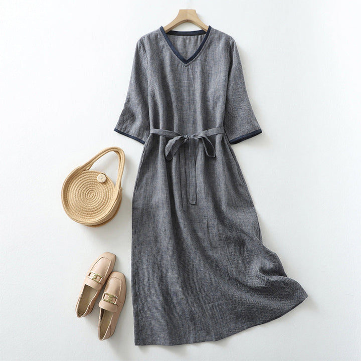 ADELA LINEN DRESS