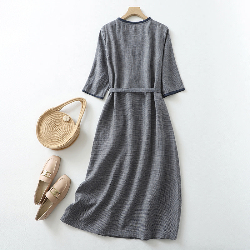 ADELA LINEN DRESS