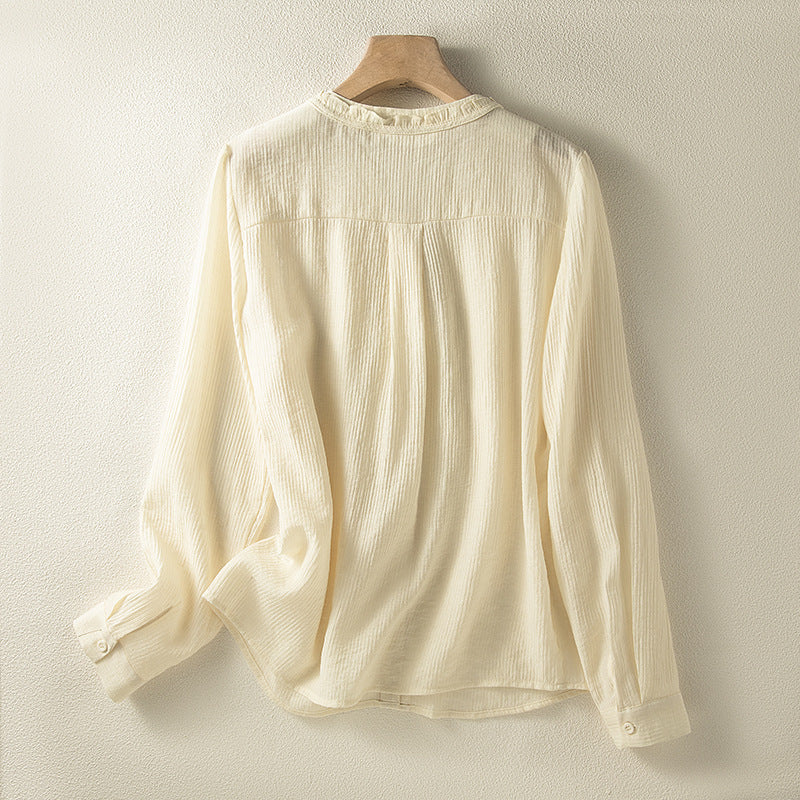 ANNA LINEN BLOUSE