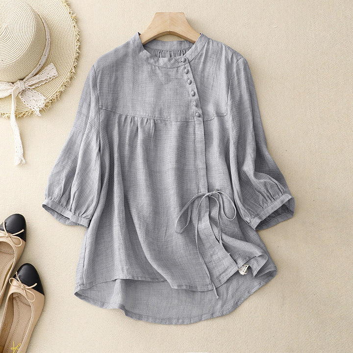 HEIDI LINEN BLOUSE
