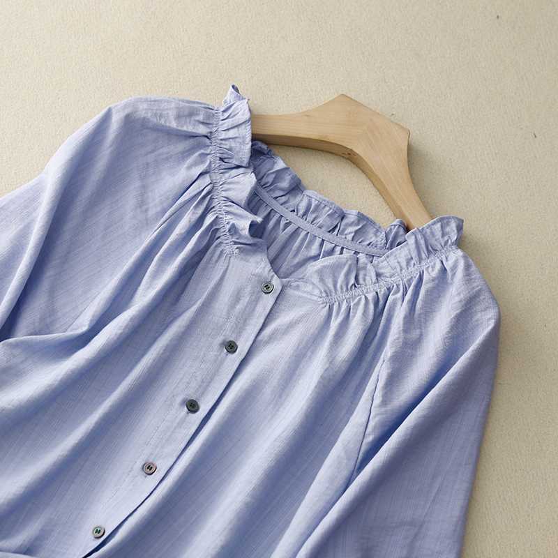 JENNA LINEN BLOUSE