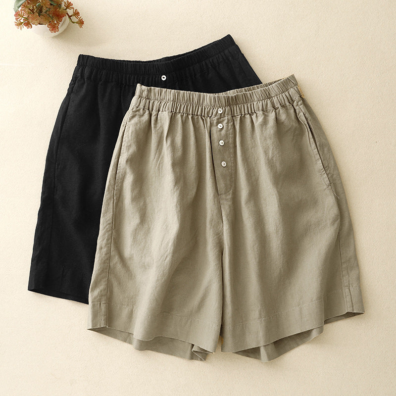 GINA LINEN SHORTS