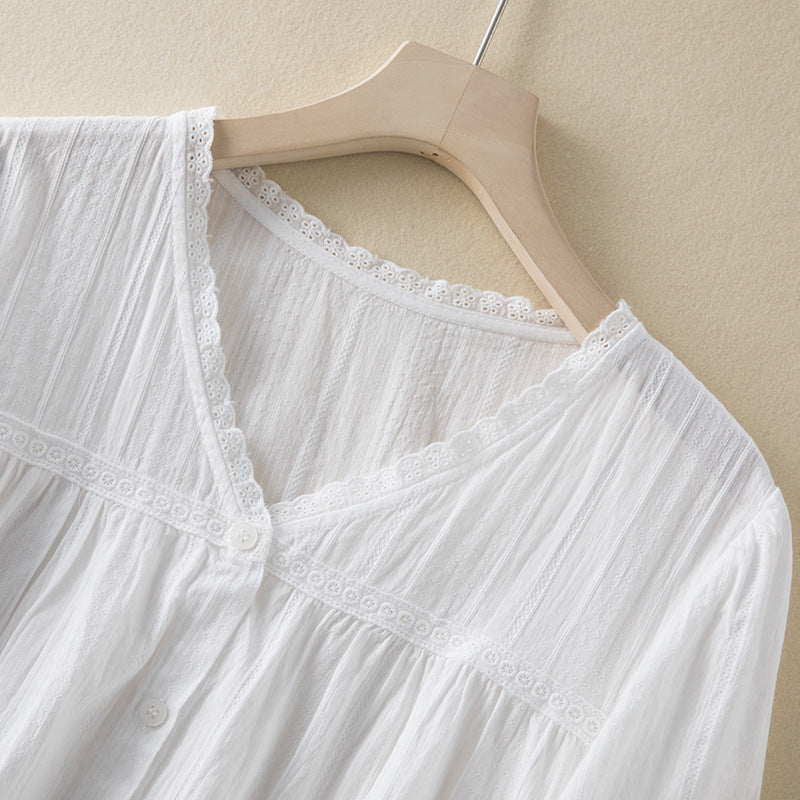 VICTORIA LINEN BLOUSE