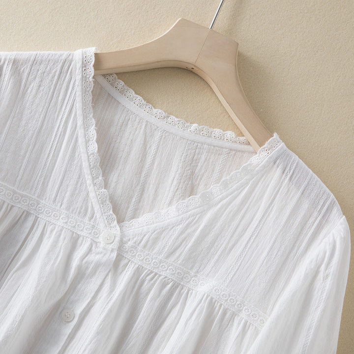 VICTORIA LINEN BLOUSE
