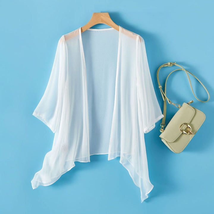 ALENA SILK CARDIGAN