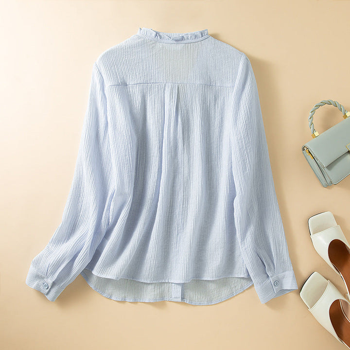 ANNA LINEN BLOUSE