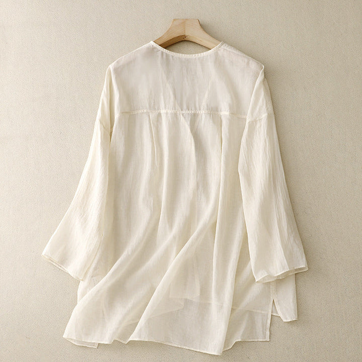 PETRA LINEN BLOUSE