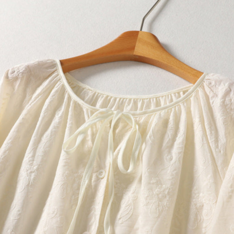 LIA LINEN BLOUSE