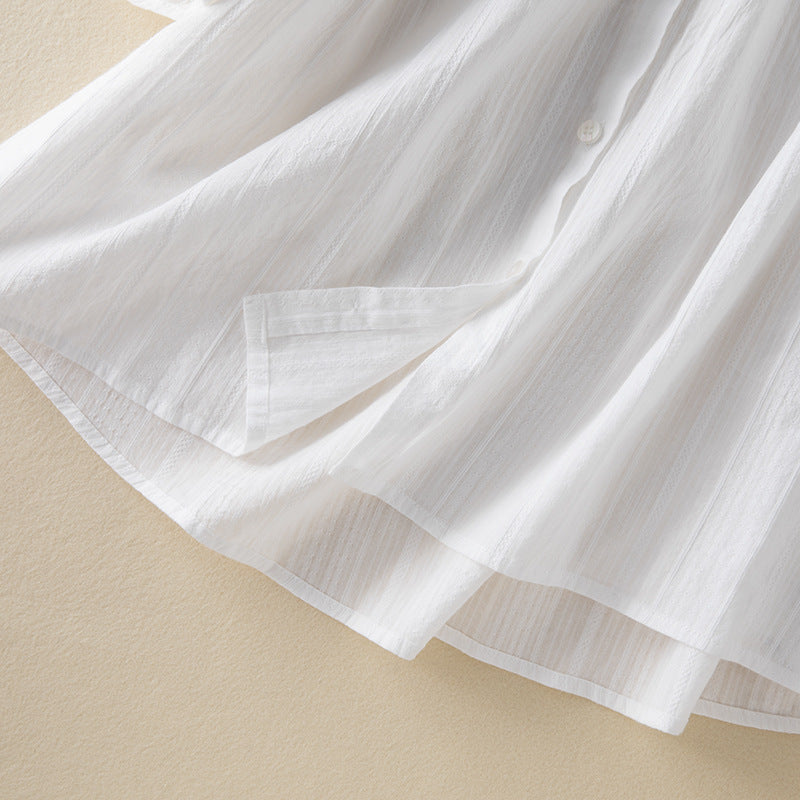 VICTORIA LINEN BLOUSE