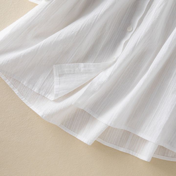 VICTORIA LINEN BLOUSE