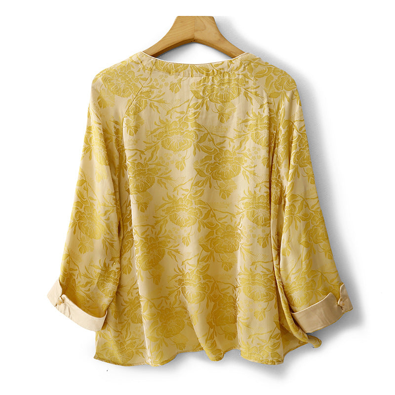 AMANDA LINEN BLOUSE