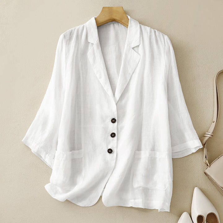 VERONICA™ LINEN BLAZER