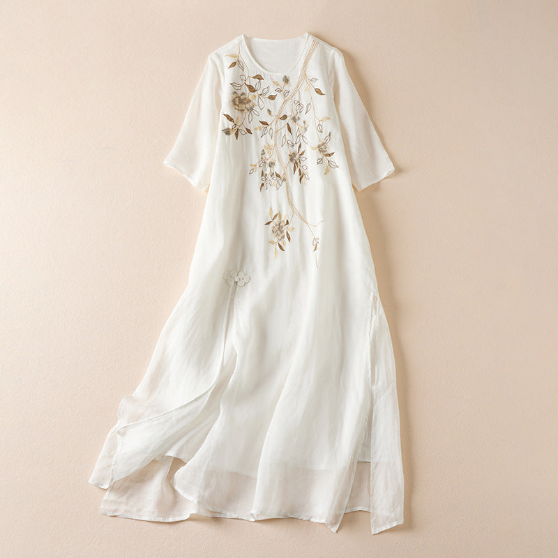SAKORA LINEN DRESS