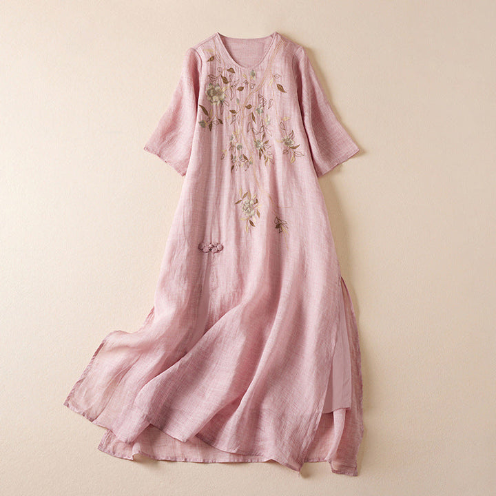 SAKORA LINEN DRESS