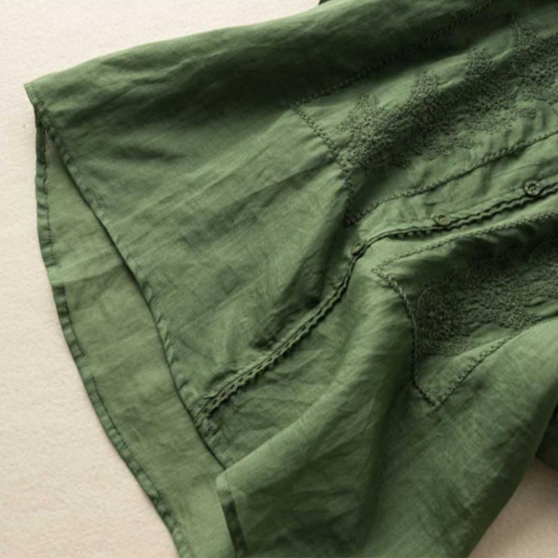 NORA LINEN BLOUSE