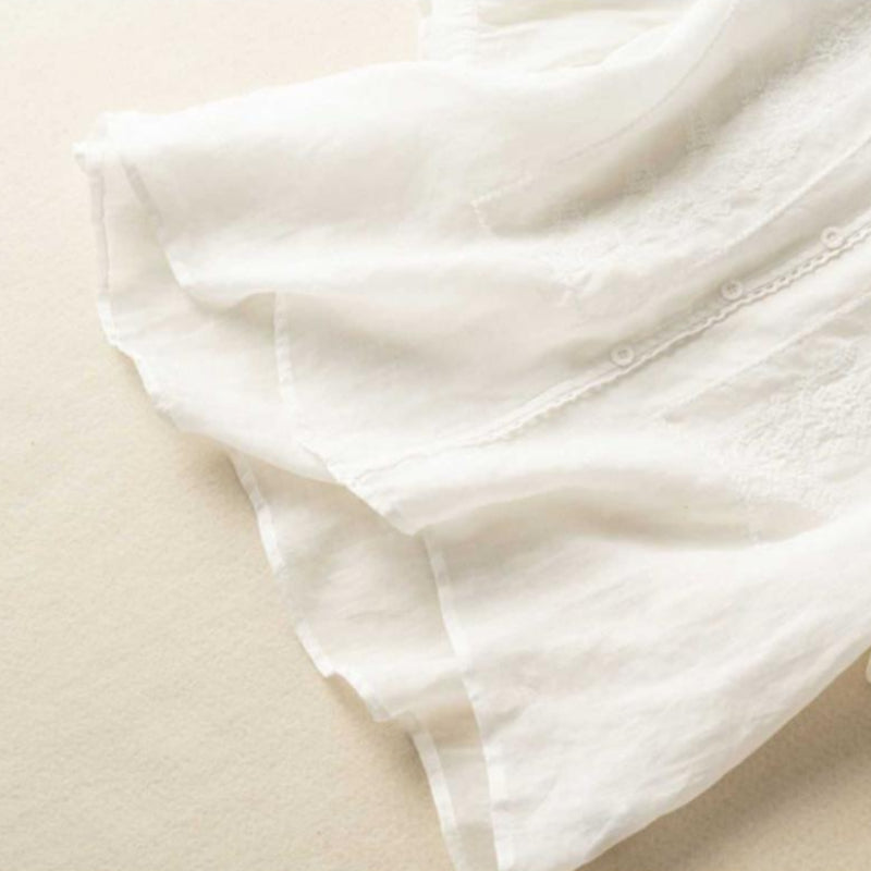 NORA LINEN BLOUSE