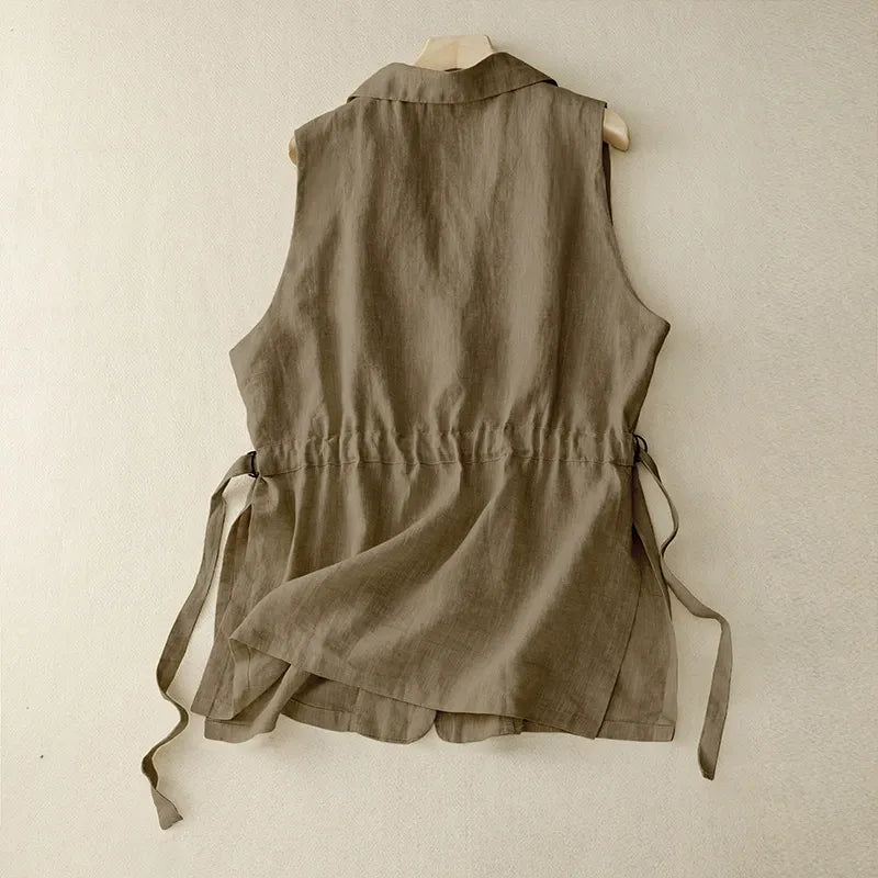 ALICE LINEN VEST