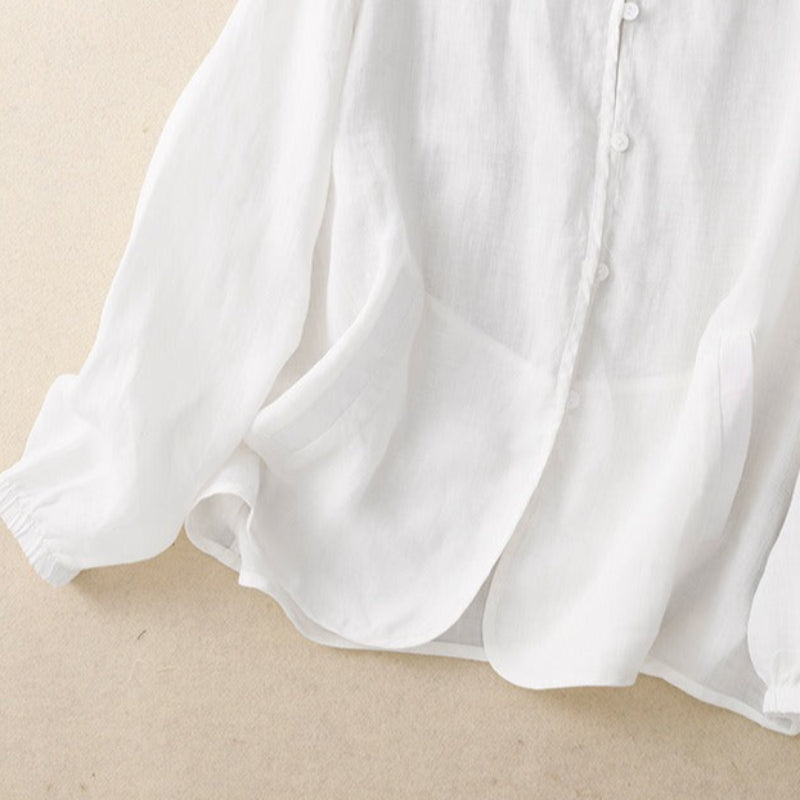 PAIGE LINEN HOODIE