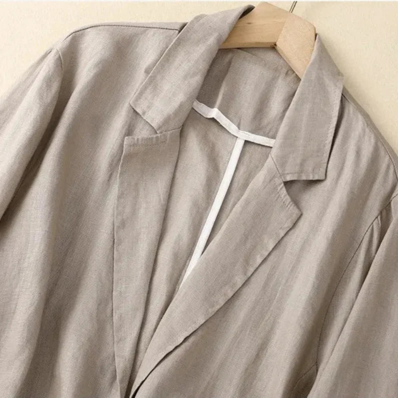 GIANNA LINEN BLAZER