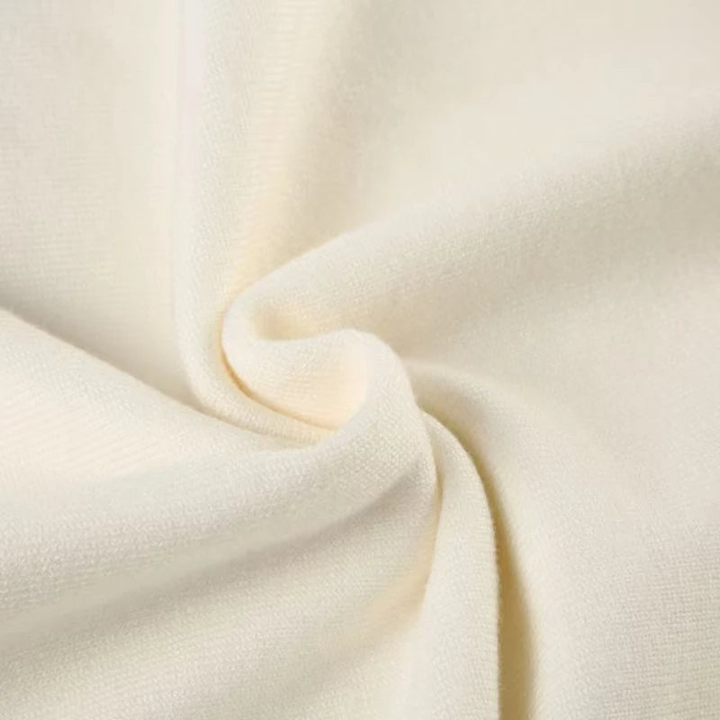 Ivory Drape Knit Sweater