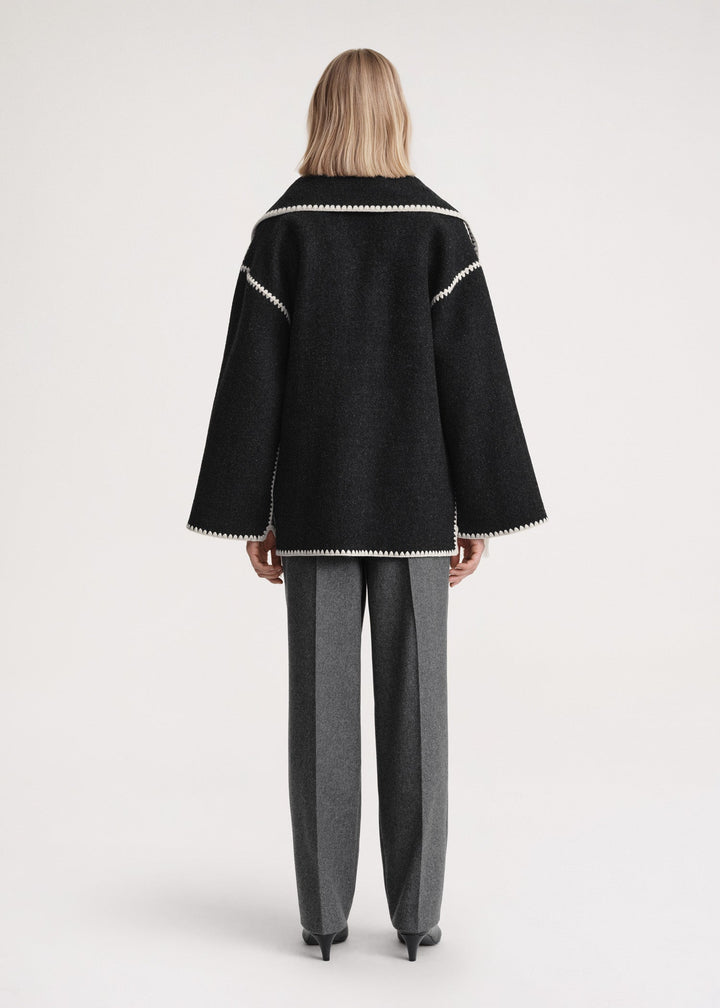 SilkLuxe Scarf Jacket