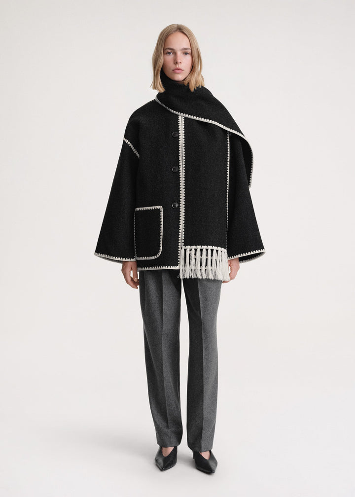 SilkLuxe Scarf Jacket