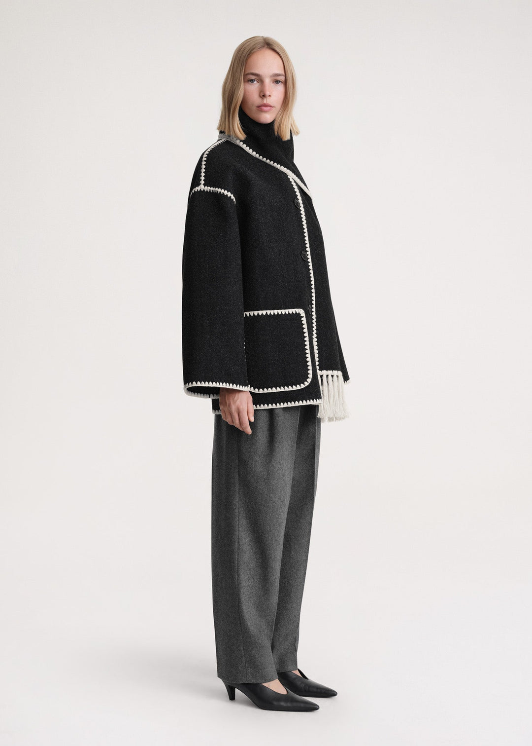 SilkLuxe Scarf Jacket