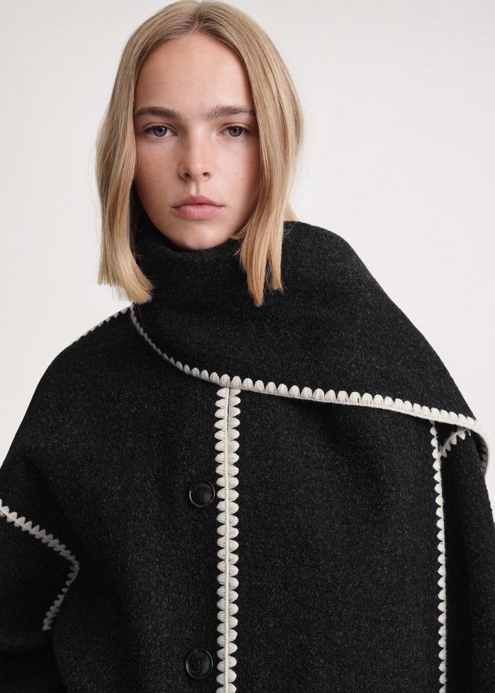 SilkLuxe Scarf Jacket