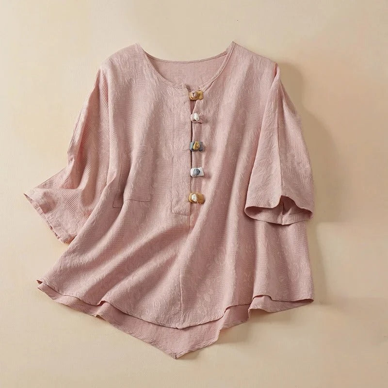 EDEN LINEN BLOUSE