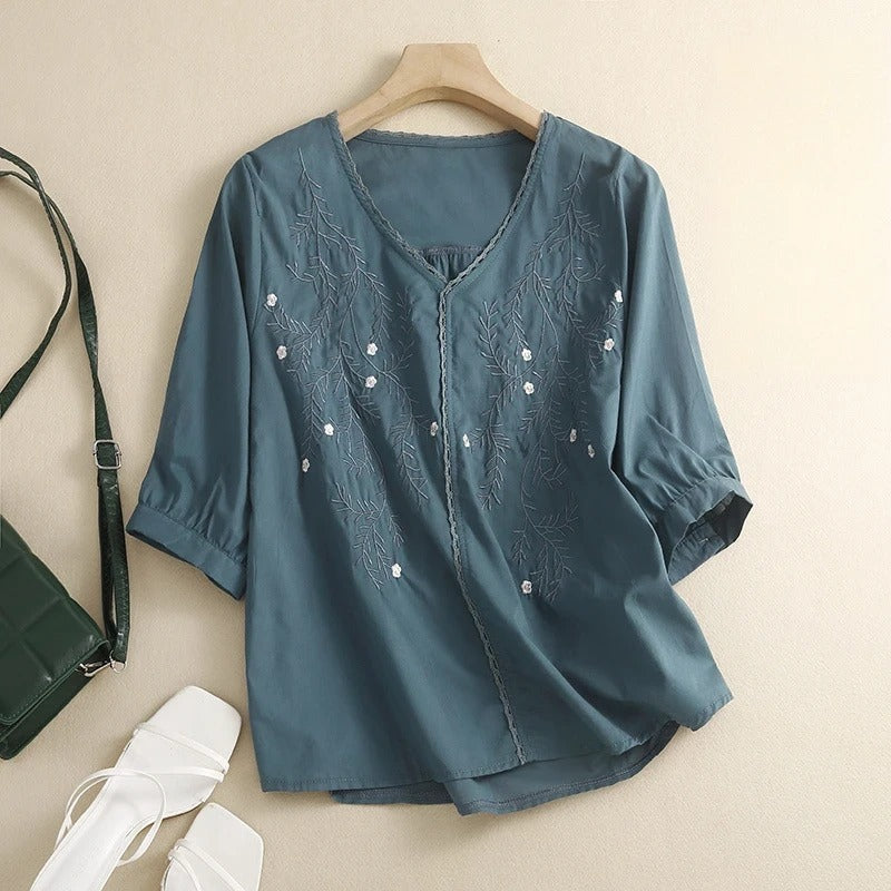 BONNIE LINEN BLOUSE