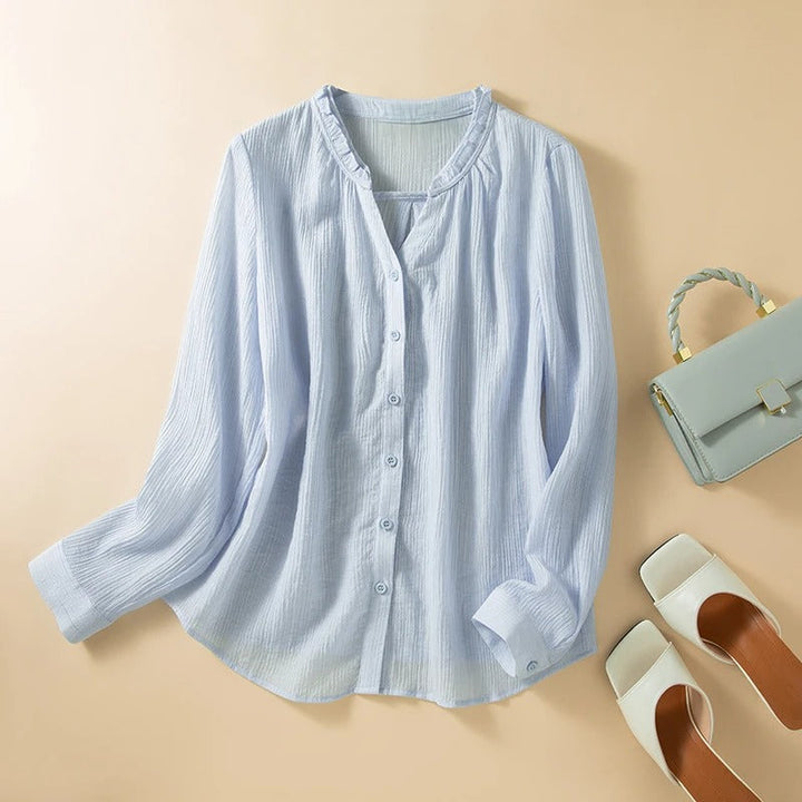 ANNA LINEN BLOUSE