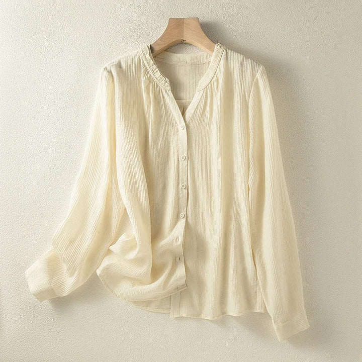 ANNA LINEN BLOUSE