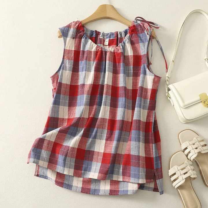 LIA LINEN TOP
