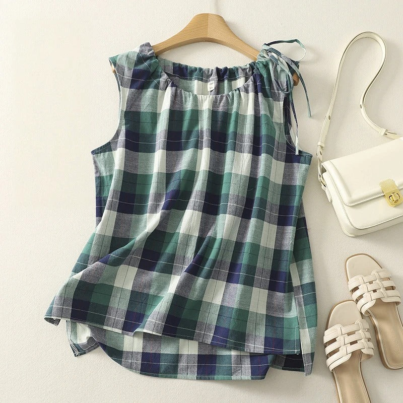 LIA LINEN TOP
