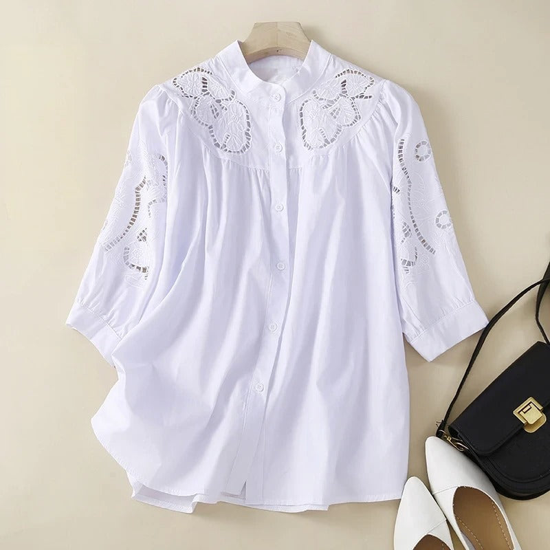 JESSICA LINEN BLOUSE