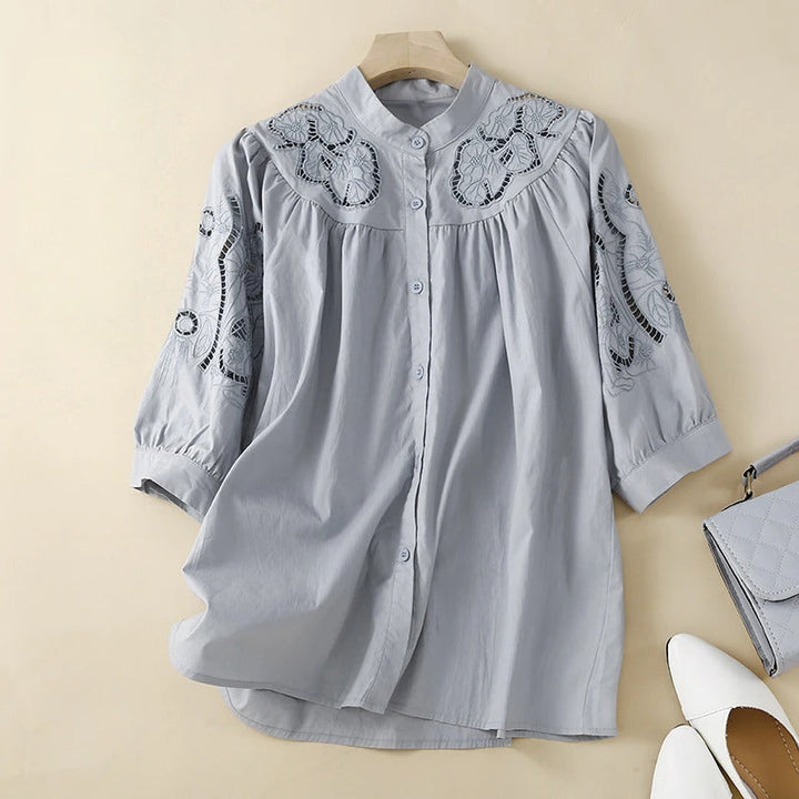 JESSICA LINEN BLOUSE