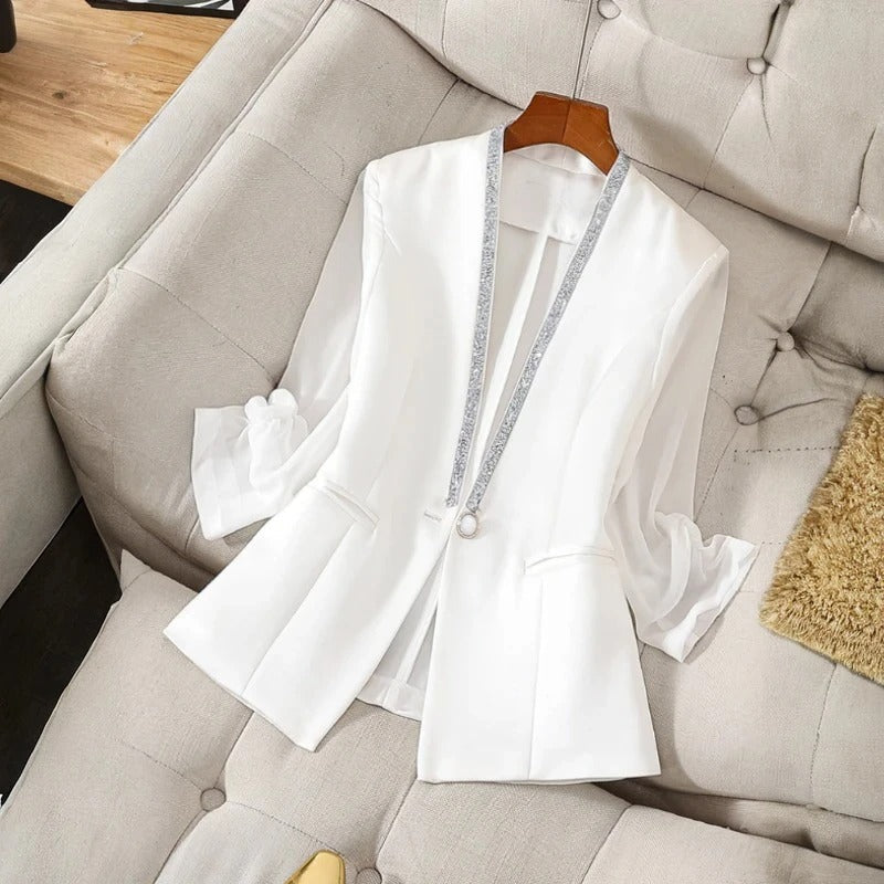 VIOLET™ SATIN BLAZER