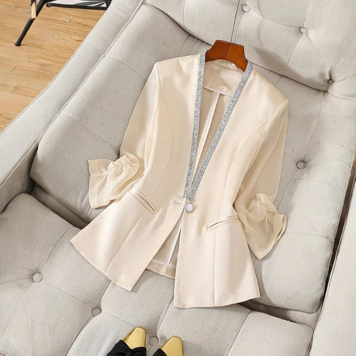 VIOLET™ SATIN BLAZER
