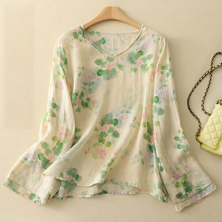 KATY LINEN BLOUSE