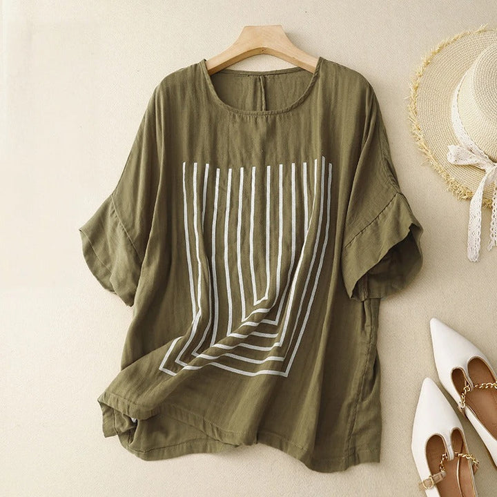 JULIA LINEN T-SHIRT