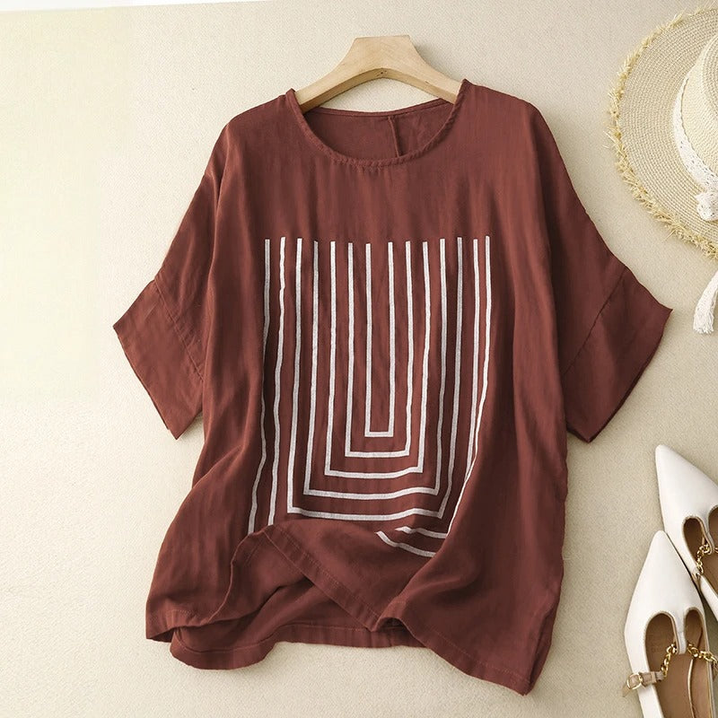 JULIA LINEN T-SHIRT