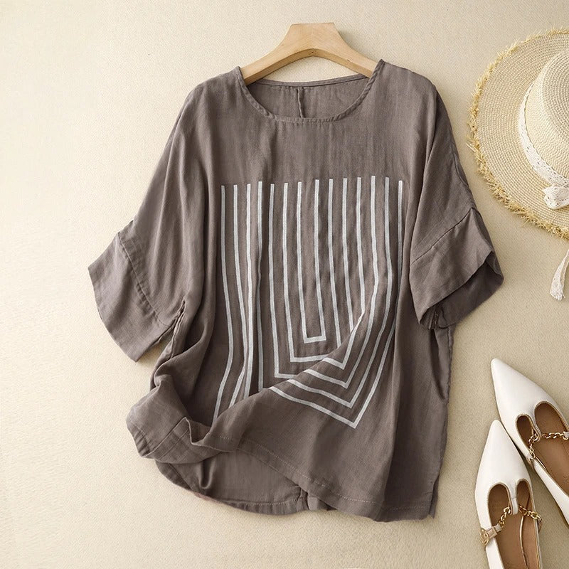 JULIA LINEN T-SHIRT
